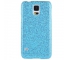 Husa plastic Samsung Galaxy S5 mini Duos G800 Glitter bleu
