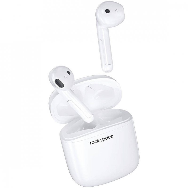 Handsfree Bluetooth Rock Space EB100, TWS, Alb