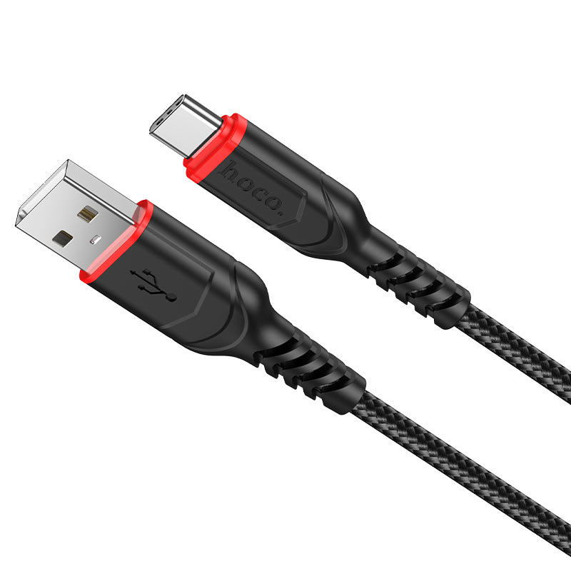 Cablu Date si Incarcare USB-A - USB-C HOCO X59 Victory, 18W, 1m, Negru Cablu Date si Incarcare USB-A - USB-C HOCO X59 Victory, 18W, 1m, Negru