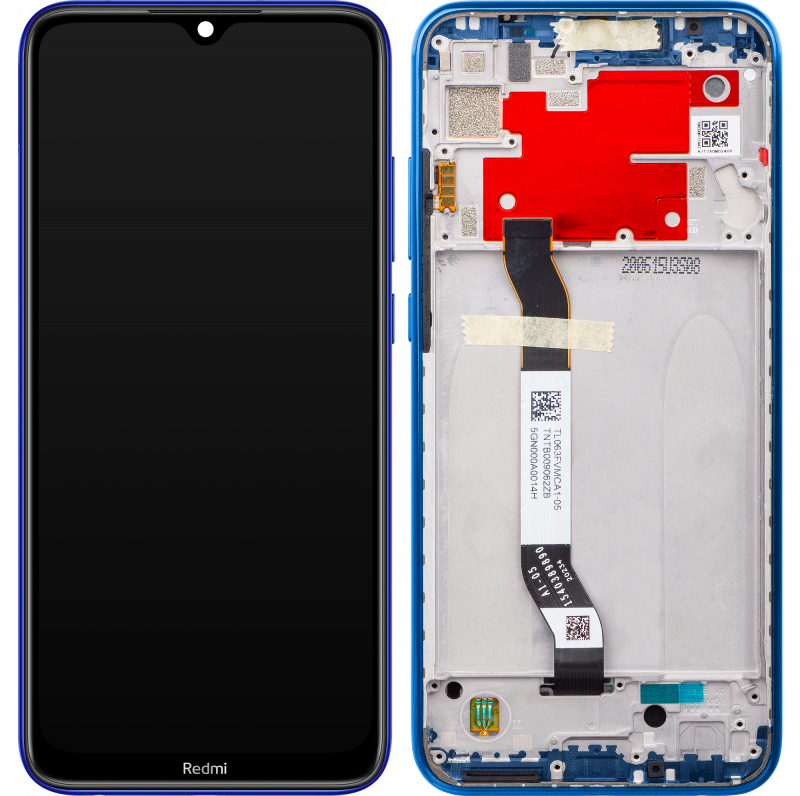 Display - Touchscreen Xiaomi Redmi Note 8T, Cu Rama, Starscape Blue, Albastru 5600030C3X00 