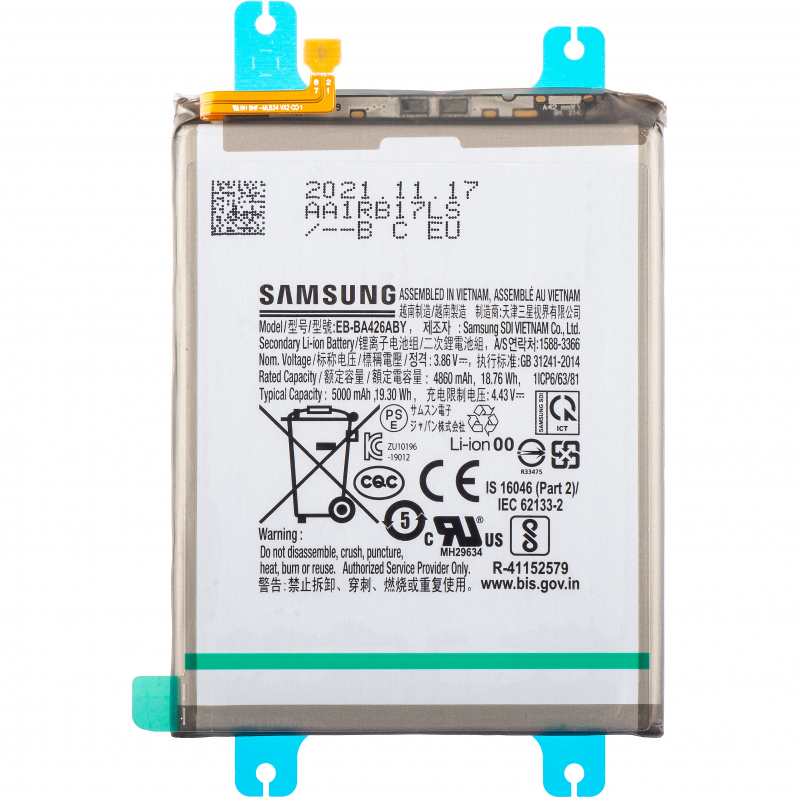 Acumulator Samsung Galaxy A42 5G A426, EB-BA426ABY, Service Pack GH82-24377A 