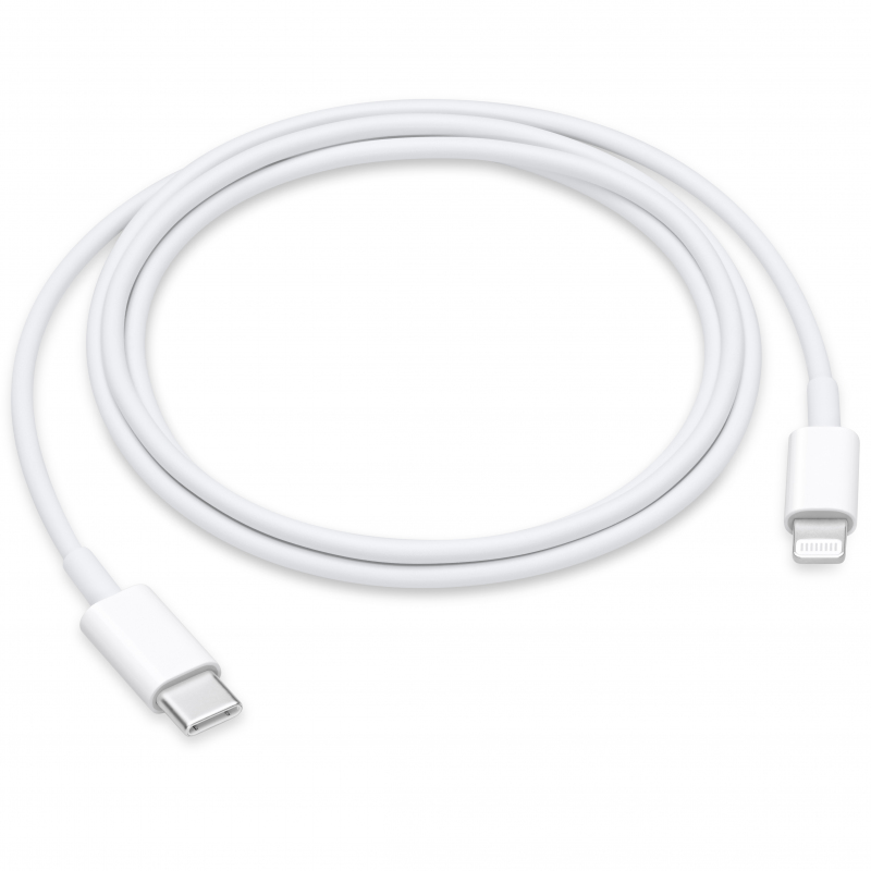 Cablu Date si Incarcare USB Type-C la Lightning Apple, 1 m, Alb MM0A3ZM/A 