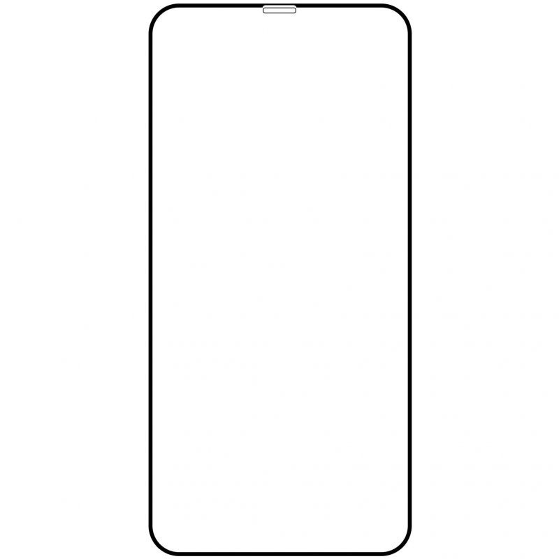 Folie de protectie Ecran OEM pentru Apple iPhone XS / X, Sticla securizata, Full Glue, 21D, Neagra
