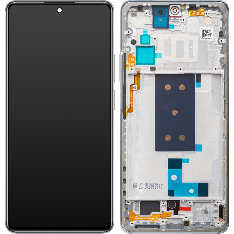 Display - Touchscreen Xiaomi 11T / Xiaomi Poco F4 GT, Cu Rama, Gri (Meteorite Gray), Service Pack 560004K11R00 