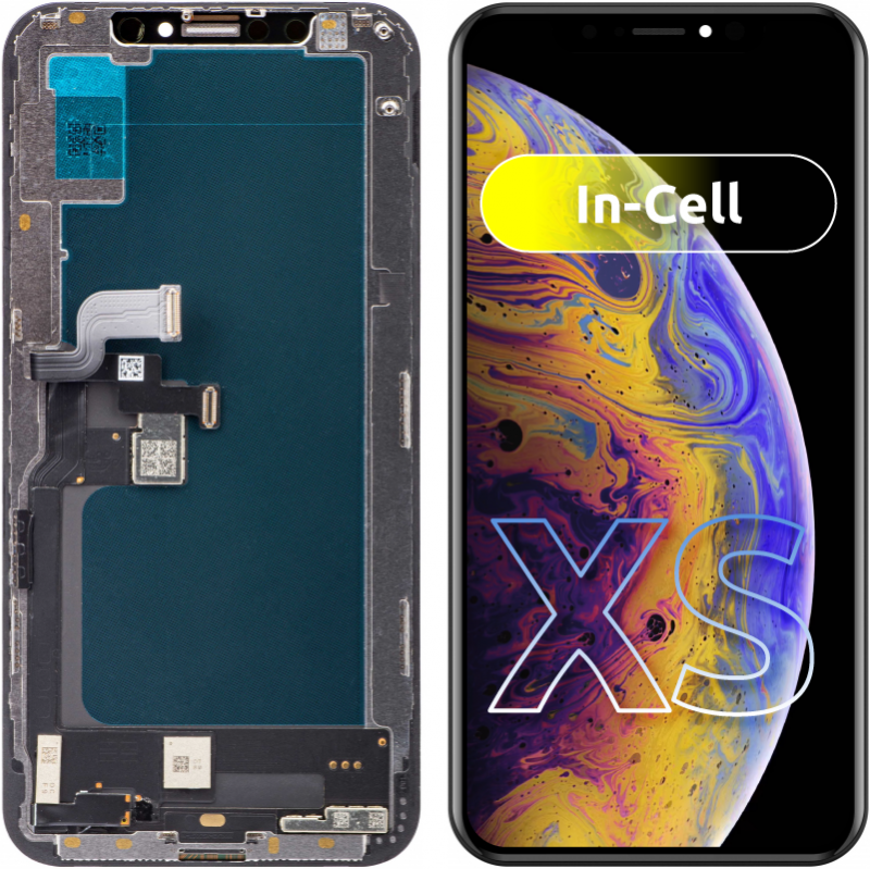 Display cu Touchscreen JK pentru Apple iPhone XS, cu Rama, Versiune LCD In-Cell, Negru Display cu Touchscreen JK pentru Apple iPhone XS, cu Rama, Versiune LCD In-Cell, Negru