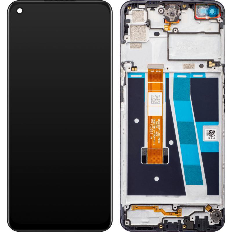 Display - Touchscreen Oppo A92 / Oppo A72, Negru, Service Pack 4904026