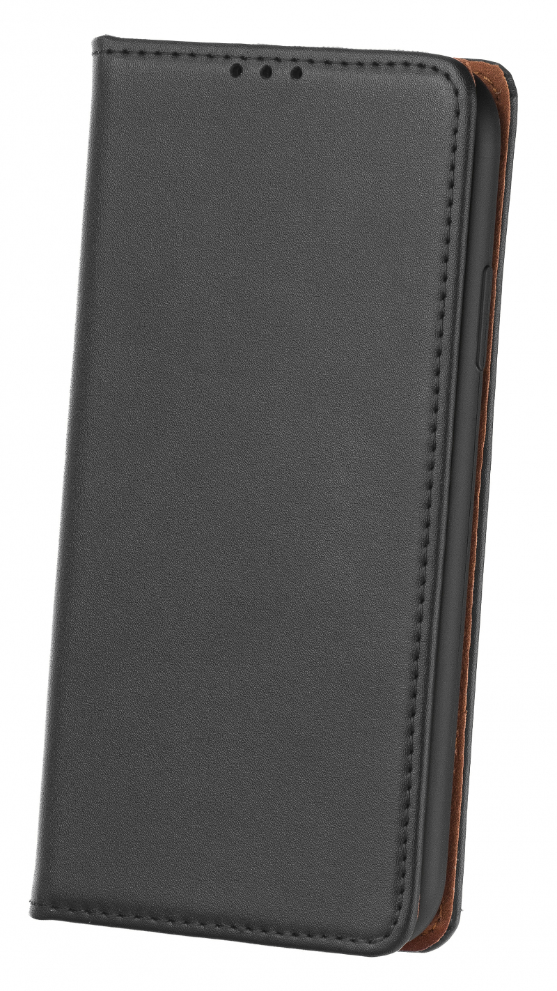 Husa Piele OEM Genuine Leather Smart Pro pentru Samsung Galaxy A13 5G A136, Neagra 