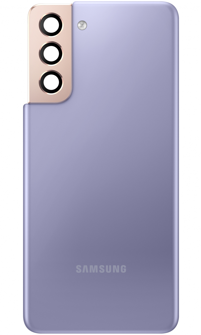 Capac Baterie Samsung Galaxy S21 G991, cu Geam Camera Spate, Mov, Swap