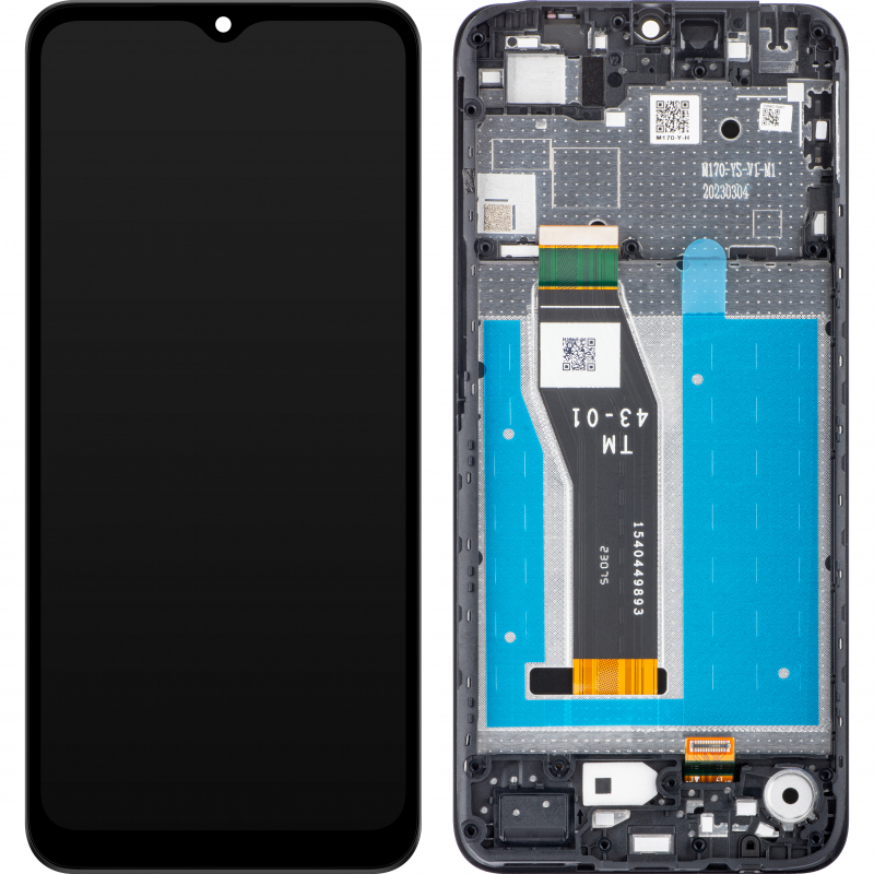Display cu Touchscreen Motorola Moto E13, cu Rama, Negru, Service Pack 5D68C22340 