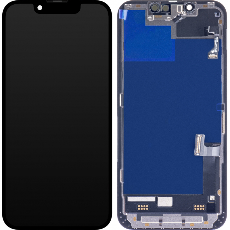 Display cu Touchscreen Apple iPhone 13 mini, cu Rama, Negru, Service Pack 