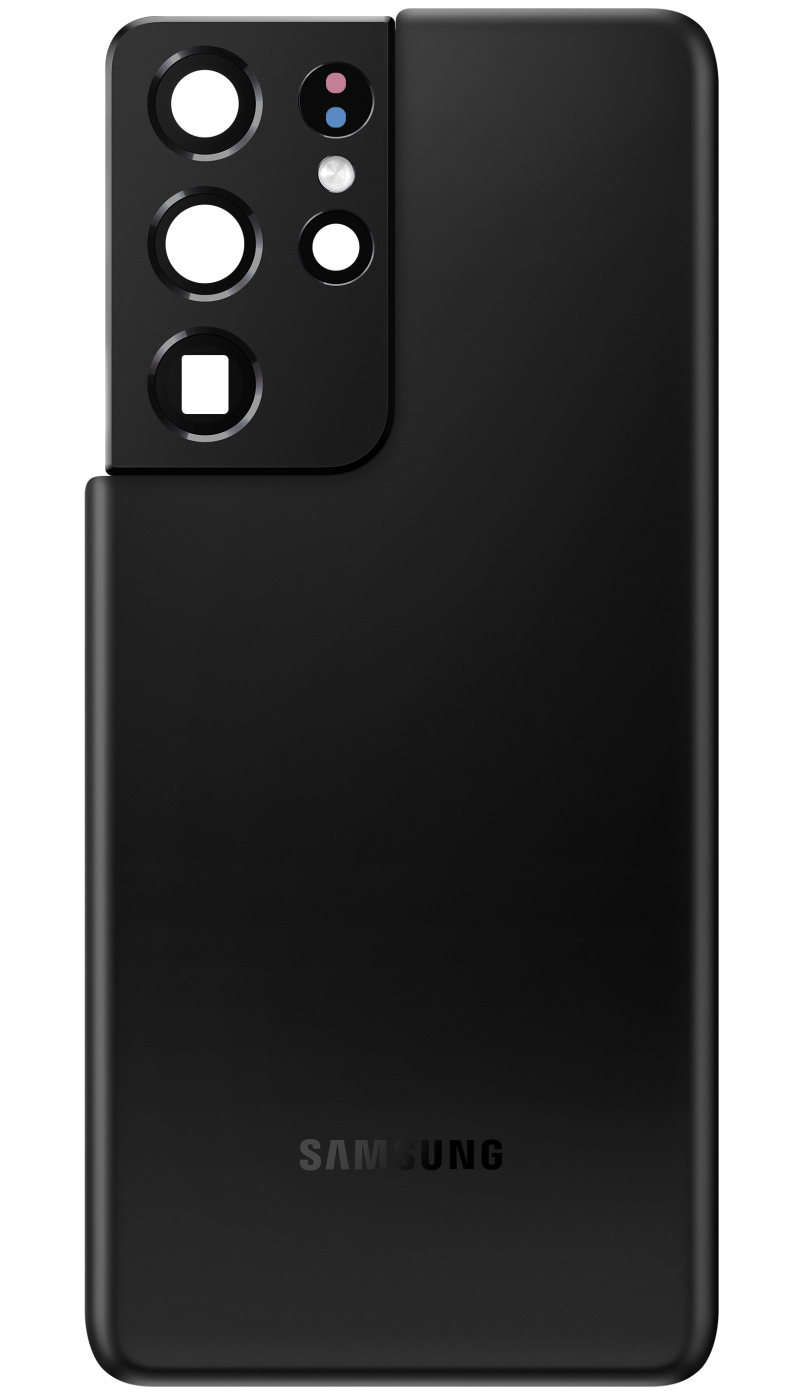 Capac Baterie Samsung Galaxy S21 Ultra 5G G998, Negru (Phantom Black), Service Pack GH82-24499A 