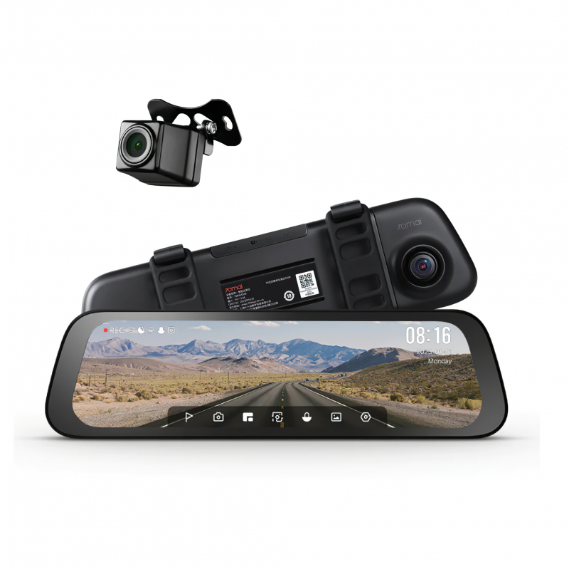 Camera Auto Fata Spate 70mai Dash Cam S500, 3K, Wi-Fi, Afisaj 9.35inch