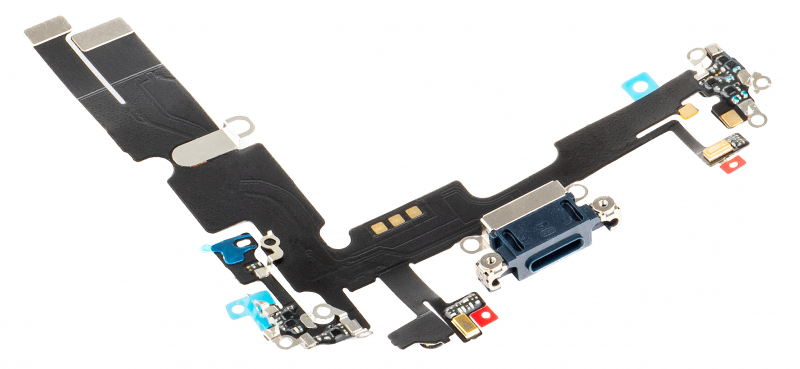 Banda cu Conector Incarcare - Microfon Apple iPhone 14 Plus, Negru 