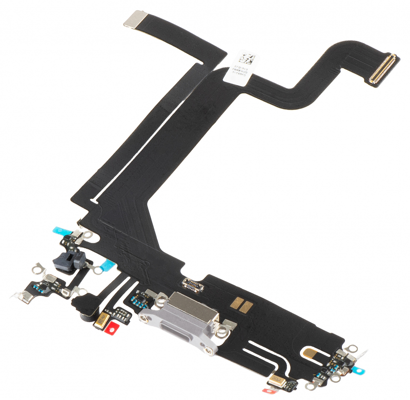 Banda cu Conector Incarcare - Microfon Apple iPhone 14 Pro Max, Argintiu 