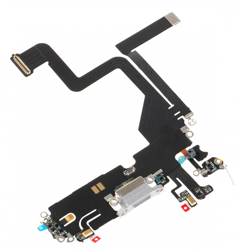 Banda cu Conector Incarcare - Microfon Apple iPhone 14 Pro, Argintiu 