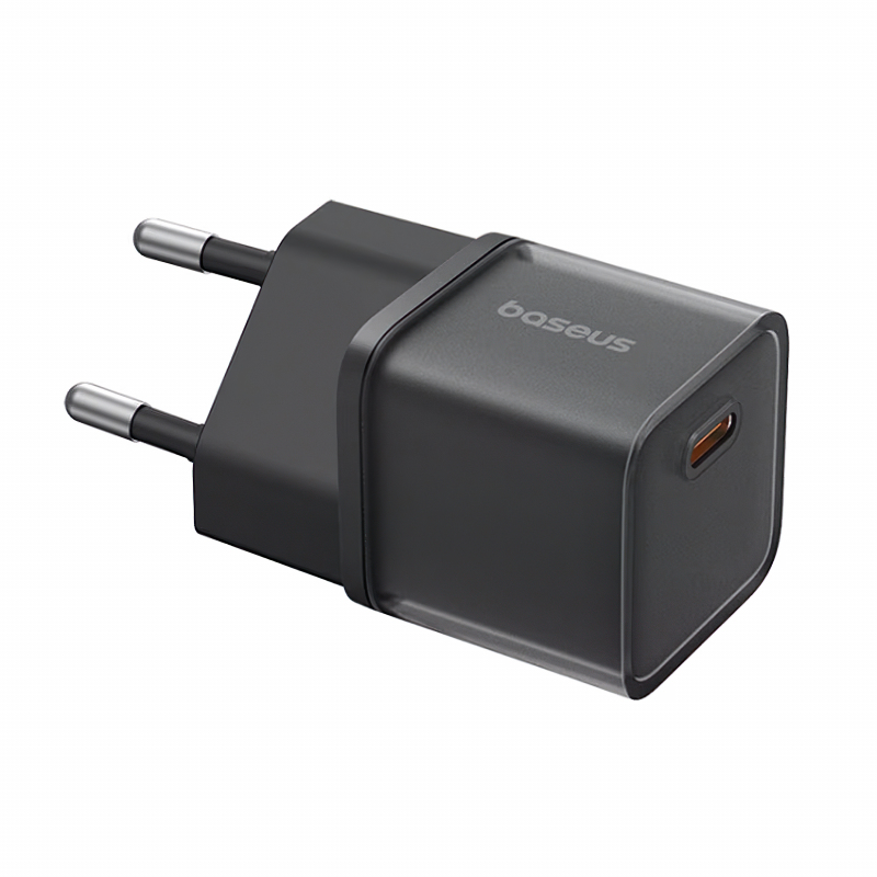 Incarcator Retea Baseus GaN5S, 20W, 3A, 1 x USB-C, Negru P10162503113-00 