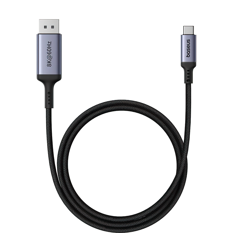 Cablu Video Baseus Ultra Clarity, 1 x DisplayPort - 1 x USB-C, 1.5m, Negru B0063370D111-00 