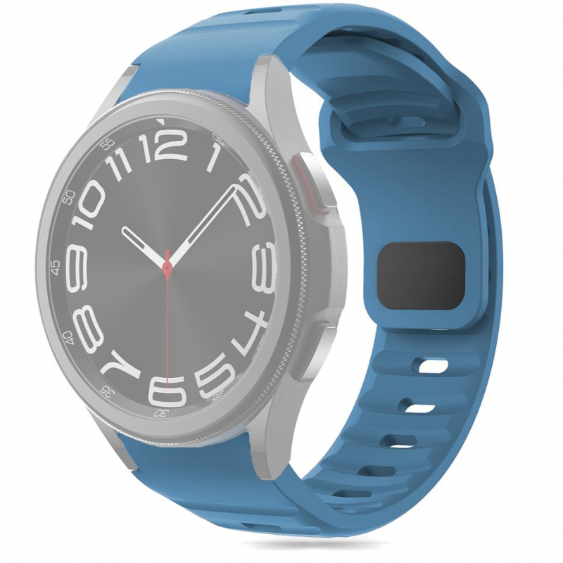 curea-tech-protect-silicone-pentru-samsung-galaxy-watch7---watch-fe---watch6---watch5---watch4-series-2C-bleu-