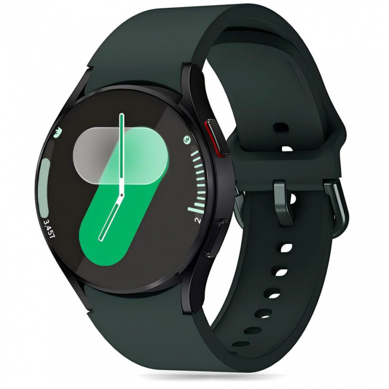 curea-tech-protect-silicone-pentru-samsung-galaxy-watch7---watch-fe---watch6---watch5---watch4-series-2C-verde-