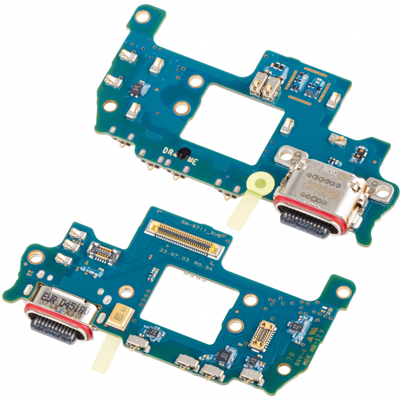 Placa cu Conector Incarcare - Microfon Samsung Galaxy S23 FE S711, Service Pack GH96-16217A 