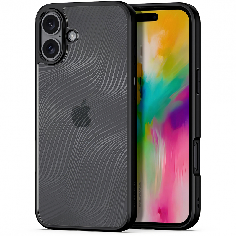 Husa pentru Apple iPhone 16, DUX DUCIS, Aimo, Neagra 