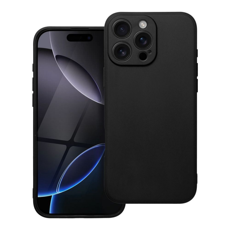 Husa pentru Apple iPhone 16 Pro Max, OEM, Matt, Neagra 