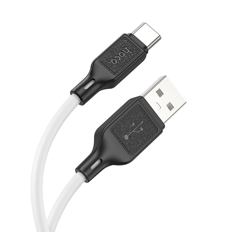 Cablu Date si Incarcare USB-A - USB-C HOCO X90, 60W, 1m, Alb 