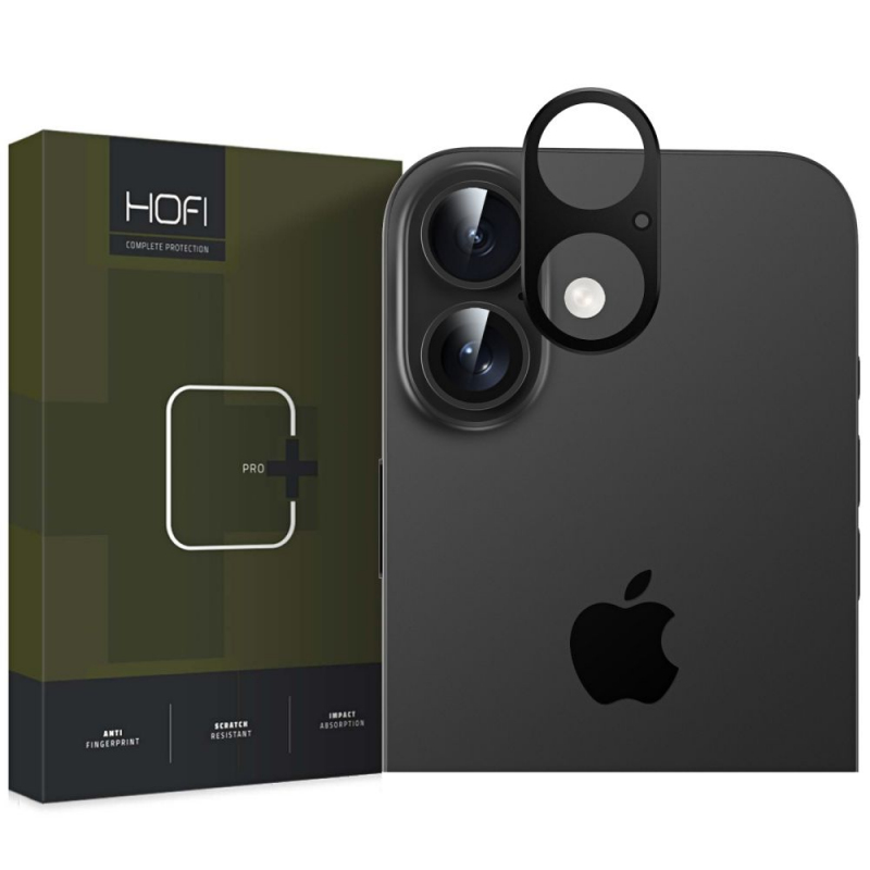 Rama protectie Camera spate HOFI ALUCAM PRO+ pentru Apple iPhone 16 Plus / 16, Neagra 