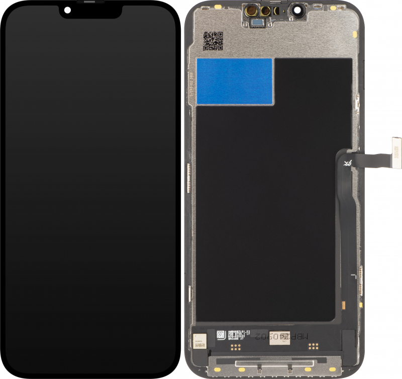 Display cu Touchscreen JK pentru Apple iPhone 13 Pro Max, cu Rama, Versiune LCD In-Cell, Negru 