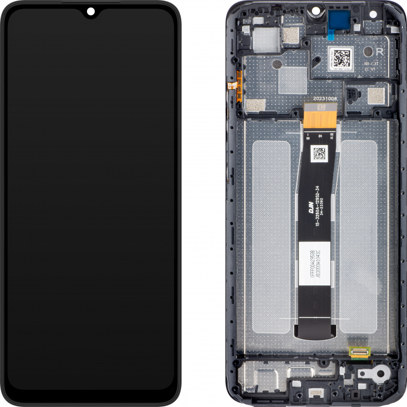 Display cu Touchscreen Xiaomi Redmi 12C, cu Rama, Gri (Graphite Gray), Swap 5600010C3T00 Display cu Touchscreen Xiaomi Redmi 12C, cu Rama, Gri (Graphite Gray), Swap 5600010C3T00