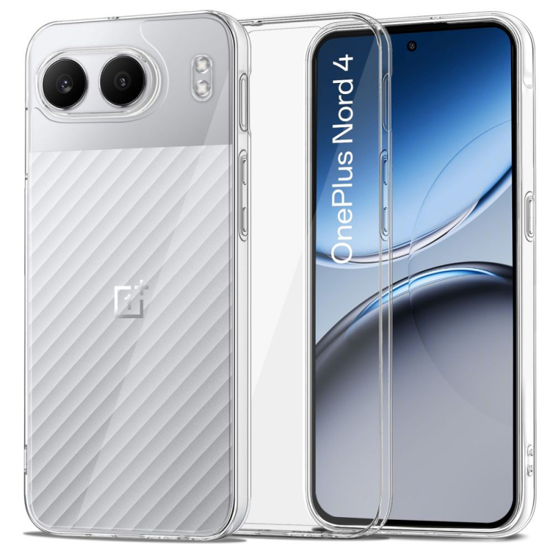 Husa pentru OnePlus Nord 4, Tech-Protect, Flexair Hybrid, Transparenta 