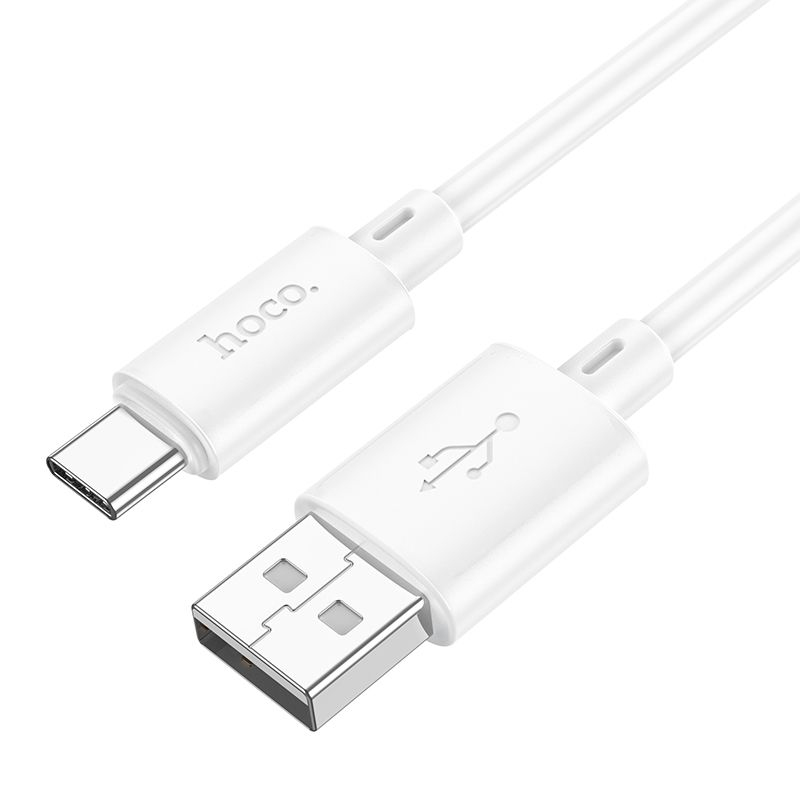 Cablu Date si Incarcare USB-A - USB-C HOCO X88, 18W, 1m, Alb 