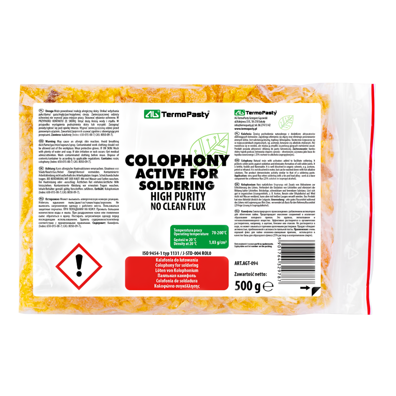 Rosin Flux Colophony Termopasty, 500ml ART.AGT-094 