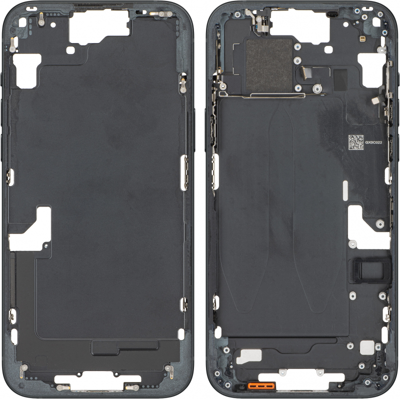 Carcasa Mijloc Apple iPhone 15 Plus, Neagra, Swap 