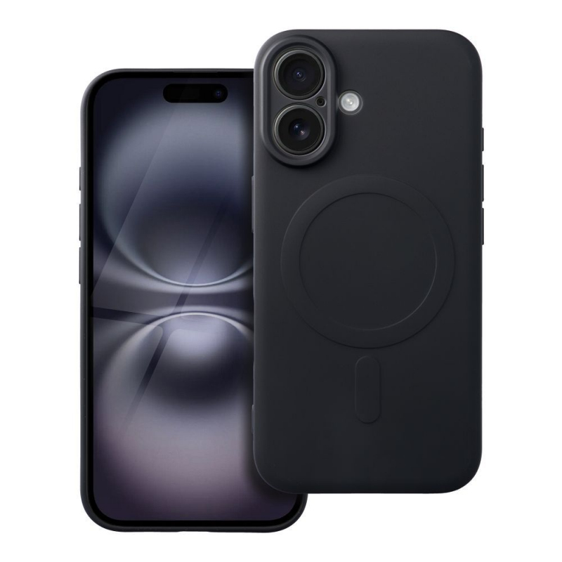 MagSafe Case for Apple iPhone 16, OEM, Silicone Mag, Black 