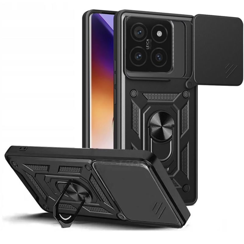 Husa pentru Xiaomi 14T Pro, Tech-Protect, CamShield Pro, Neagra 