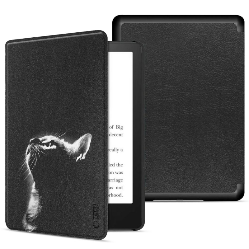 Husa pentru Amazon Kindle Gen 11 (2024) / Kindle Gen 11 (2022), Tech-Protect, SmartCase, Gri 