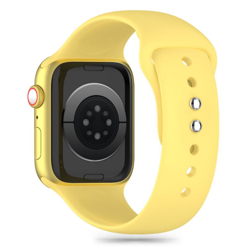 curea-tech-protect-silicone-pentru-apple-watch-41mm---40mm---38mm-series-2C-galbena-