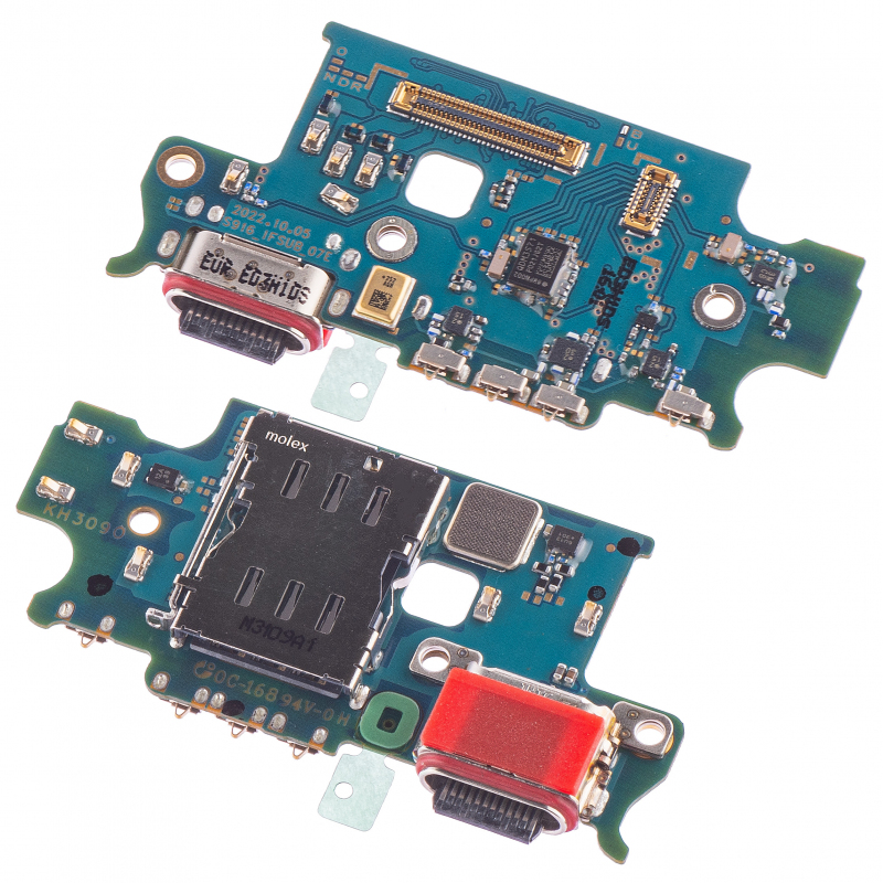 placa-cu-conector-incarcare---microfon---modul-cititor-sim-samsung-galaxy-s23-2B-s916-2C-swap-gh96-15620a-