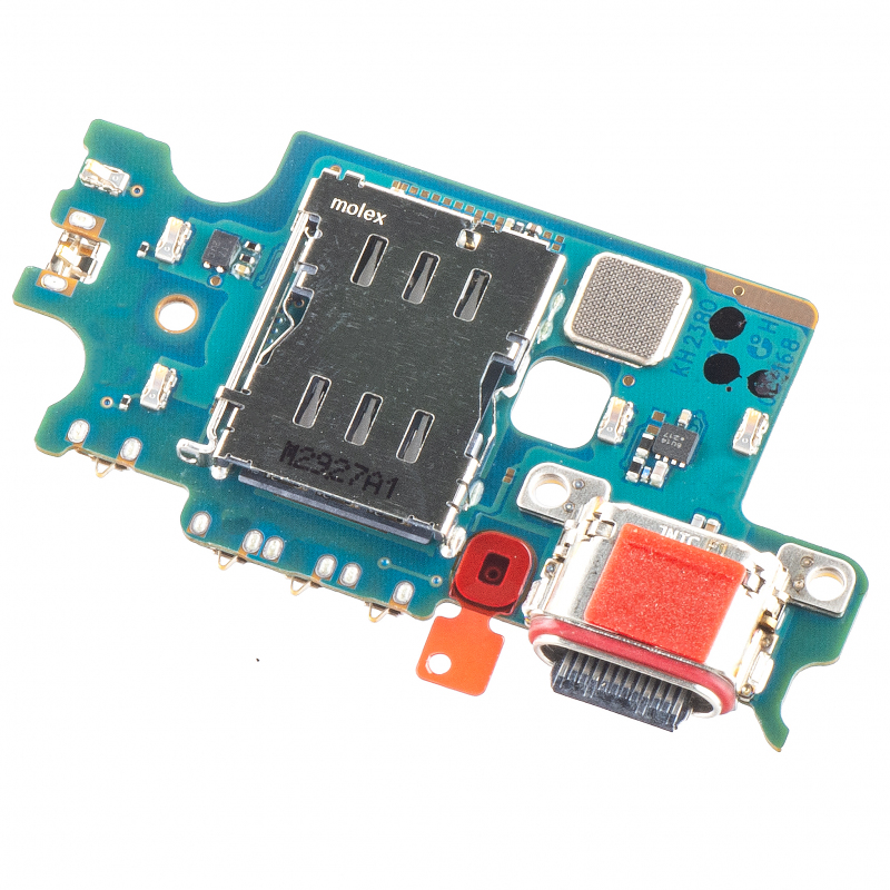 placa-cu-conector-incarcare---microfon---modul-cititor-sim-samsung-galaxy-s22-2B-5g-s906-2C-swap-gh96-14805a-