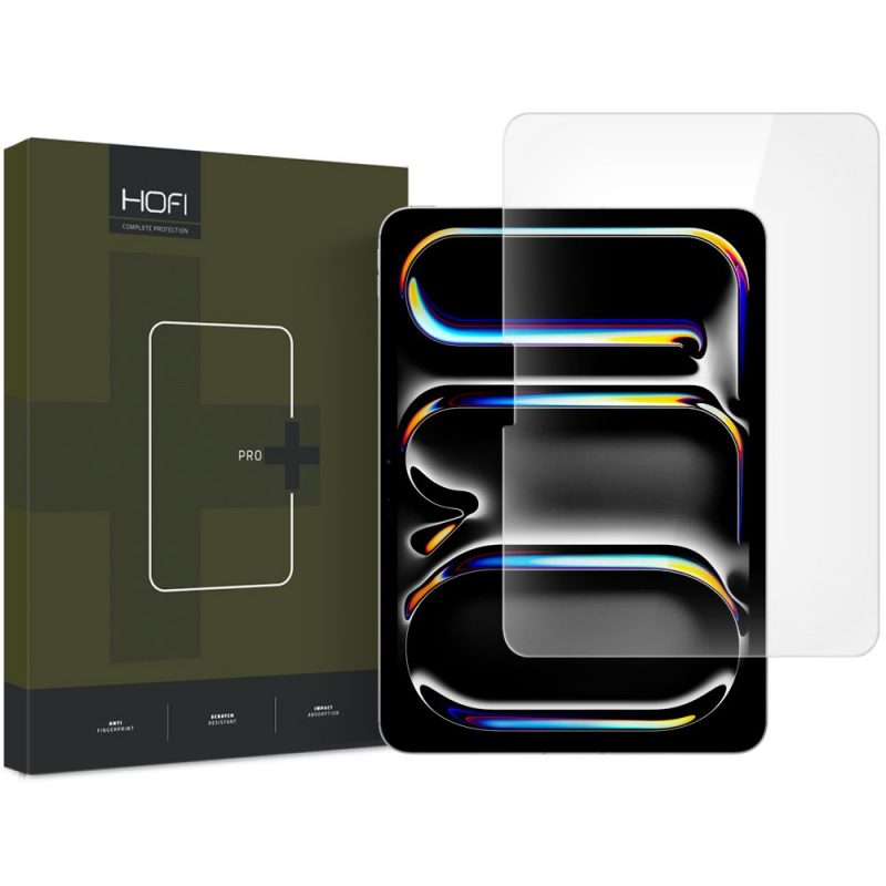 Folie de protectie Ecran HOFI Glass PRO+ pentru Apple iPad Pro 11 (2024), Sticla Securizata, Full Glue, 2.5D 