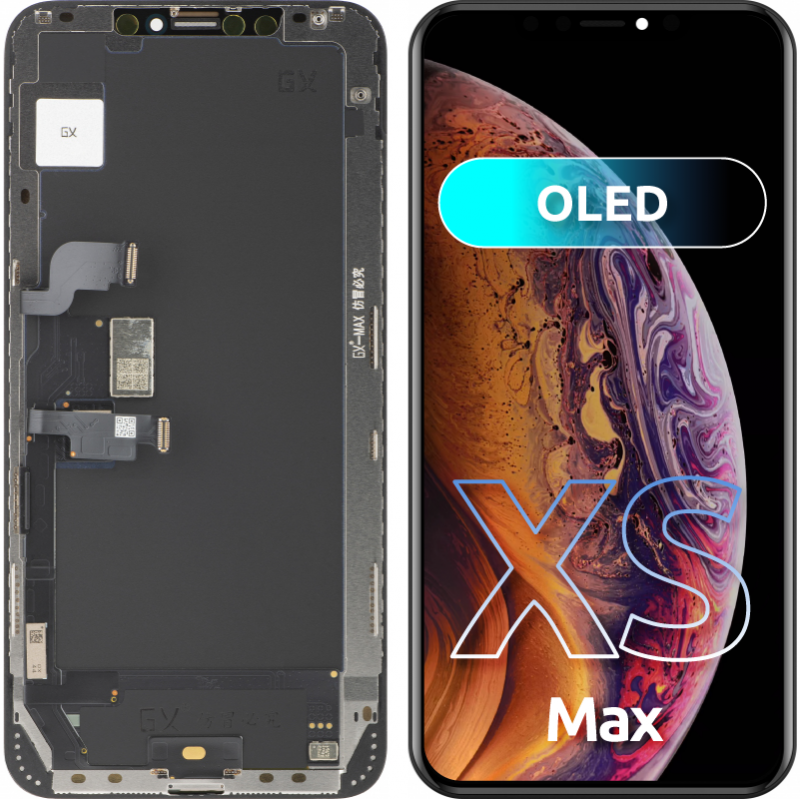 Display cu Touchscreen GX pentru Apple iPhone XS Max, cu Rama