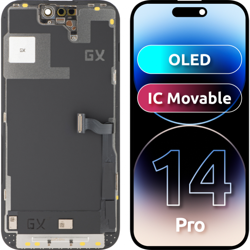コンピュータ・IT iPhone14pro Display cu Touchscreen GX pentru Apple iPhone 14 Pro, cu Rama