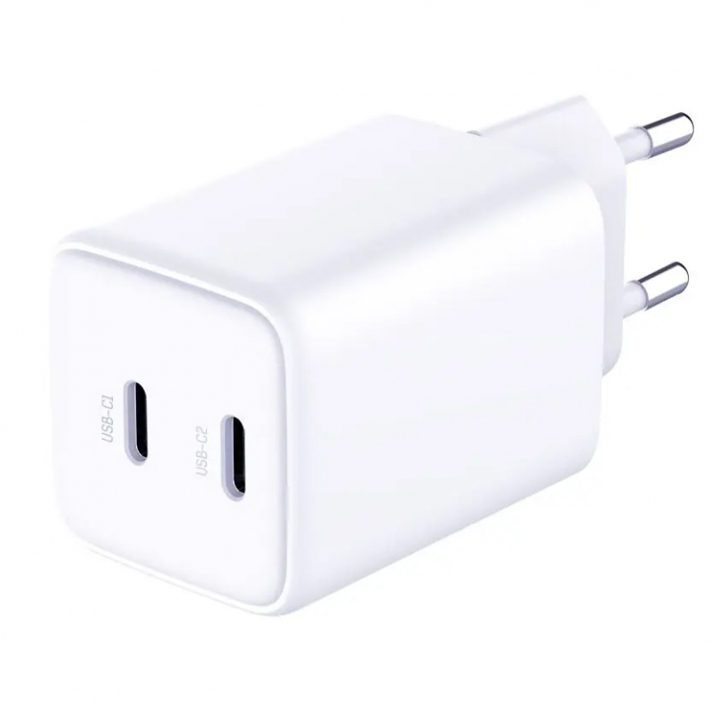 incarcator-retea-cu-cablu-usb-c-3mk-hypercharger-2C-45w-2C-3a-2C-2-x-usb-c-2C-alb-