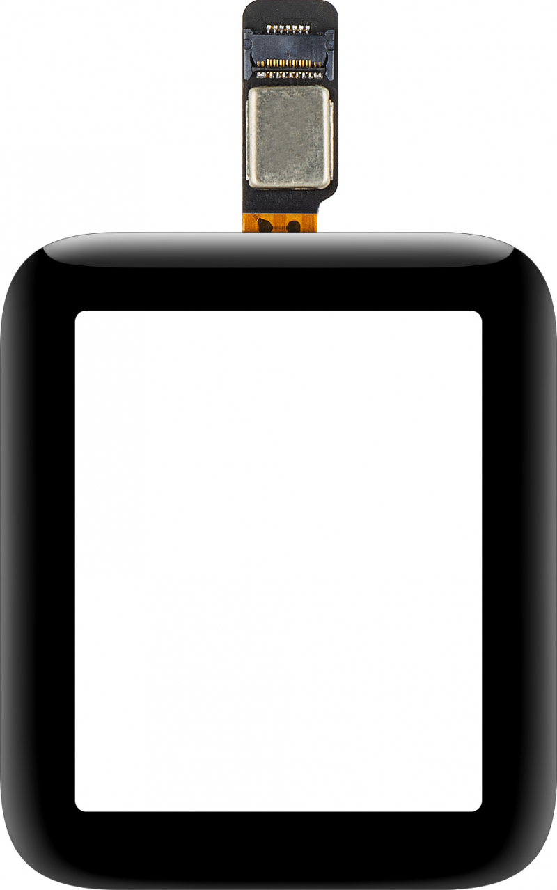 Touchscreen Forward Shield OCA for Apple Watch Series 3 38mm / Watch Series 2 38mm, Black 