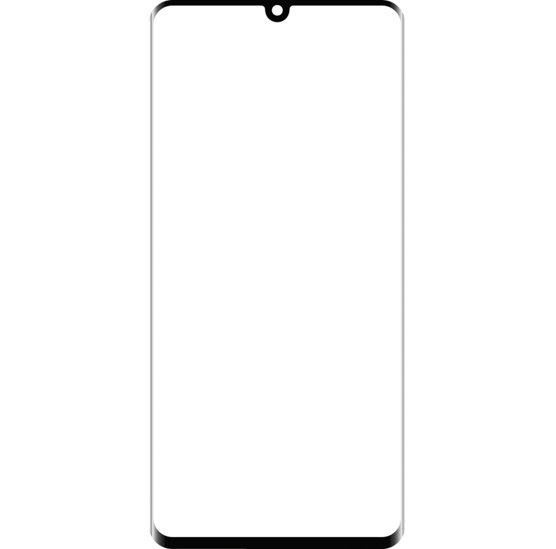 Forward Guard Edge Glue / OCA Glass for Huawei P30 Pro, Black