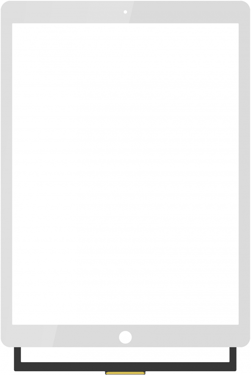 Touchscreen Forward Guard OCA pentru Apple iPad Pro 12.9 (2017), Alb 