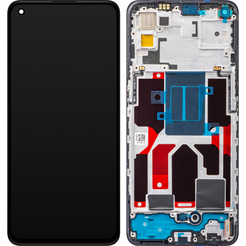 Custodia EASSGU Per OPPO Find X3 Lite / Reno5 5G - Silicone TPU Morbido Ciano Chiaro - 4