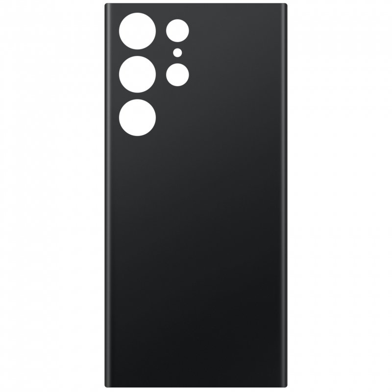Couvercle de batterie compatible avec Samsung Galaxy S23 Ultra S918, Noir 