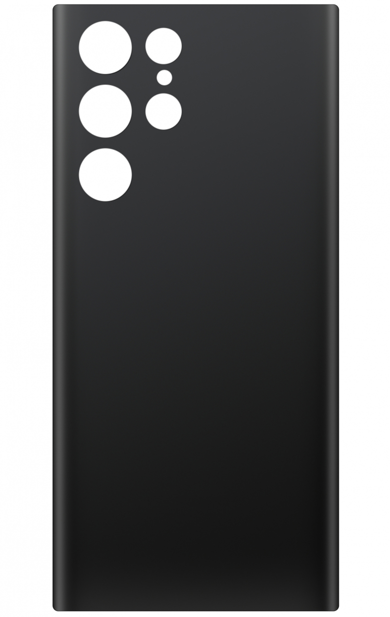 Καπάκι Μπαταρίας συμβατό με Samsung Galaxy S22 Ultra 5G S908, Μαύρο 